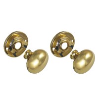 Legge 472 Round Knob Turn Brass 57mm Rose