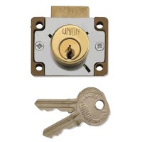 Union 4147 Cylinder Cupboard and Drawer Lock Keyed Alike 44mm