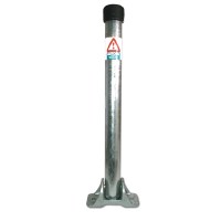 Autopa Folding Parking Post Lockable Silver Keyed Alike