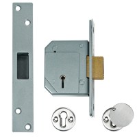 Union-Chubb 3G114 5 Lever Dead lock 67mm Satin chrome
