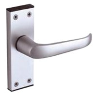 Union 366 Ambassador Door Lever Handle Furniture Short Lever Latch Silver