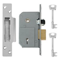 Union-Chubb 3K74 5 Lever Mortice Sashlock 67mm Satin Chrome