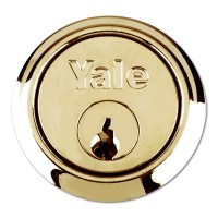 Yale 1109 5 Pin Rim Cylinder Brass Keyed Alike