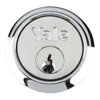 Yale 1109 5 Pin Rim Cylinder Satin Chrome Keyed Alike