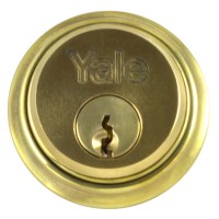 Yale 1122 5 Pin Keyed Differ Single Cylinder Brass