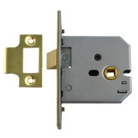 Union 2677 Flat Pattern Latch 76mm Brass