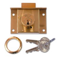 Union 4003 Cylinder Till Lock 64mm Brass