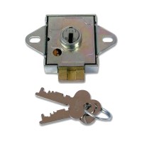 Union 4348 - 7 Lever Deadbolt Locker Lock 6mm