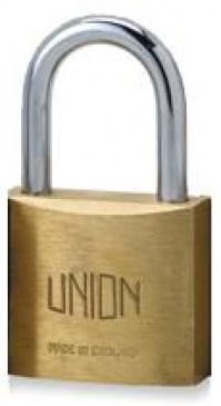 Union 3122 5 pin Brass Padlock 50mm Keyed Alike