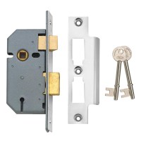 Union 2277 3 Lever Sashlock 50mm Satin Chrome