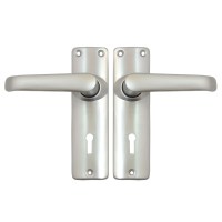 Union 680-06-2 Martin Door Furniture Lever Handle Mortice Lock Silver