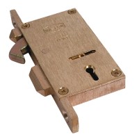 Willenhall G17 5 Lever Gate Lock 60mm Brass