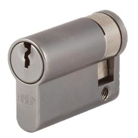 Union 2x20 5 Pin Euro Single Cylinder 40mm Satin Chrome