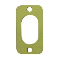 Union Oval Escutcheon Polished Brass