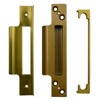 Legge 42 BS Sashlock Rebate Kit 13mm Polished Brass