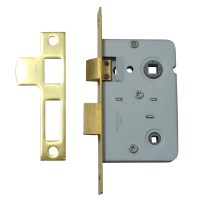 Legge 3751 Bathroom Lock 64mm Polished Brass
