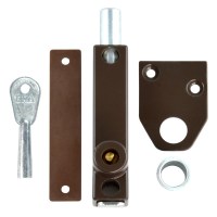 ERA 805-22 Universal Press Bolt Standard Key Brown