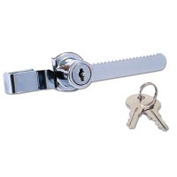 Hiatt Hardware Showcase Lock Chrome Plated