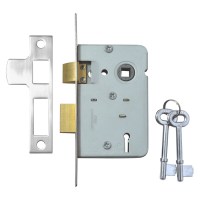 Legge 159 2 Lever Sashlock 64mm Nickel plated