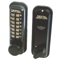 Lockey 2210 Keypad Digital Door Lock with Mortice Dead Bolt Black