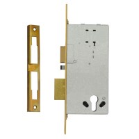 CISA 12011 Series Electric Mortice Lock for Wooden Doors Brass