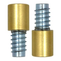 Bramah Rola R1/01 Sash Stop Brass 2 Stops and 2 Inserts