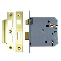 Union 2226 Bathroom Lock 102mm Polished Brass