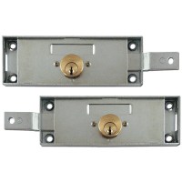 Asec Left and Right Roller Shutter Door Lock Set