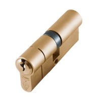 Asec BS Kitemarked Snap Resistant Euro Double Cylinder 40/40 80mm Brass