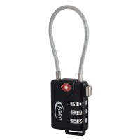 TSA Combination Padlock with Cable from Asec