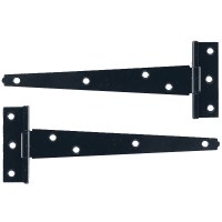 Asec Tee Hinge Black 200mm