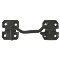 Asec Wire Cabin Hook 100mm in Black