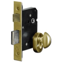 Asec Keyless Egress BS8621 Mortice Sashlock 64mm Polished Brass