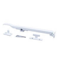 Asec Window Casement Stay Lock in White