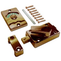 Asec Bathroom Indicator Bolt Polished Brass