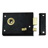 Asec Rim Latch - Black