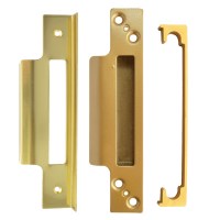 Asec Sashlock Rebate Kit 13mm Polished Brass