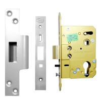 Asec Dual Profile Nightlatch Case 76mm Stainless Steel