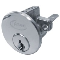 Asec 5 Pin Rim Cylinder Nickel Plated Keyed Alike to Key B