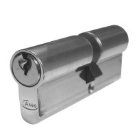 Asec 5 Pin Euro Double Cylinder 80mm 40/40 Nickel Plated