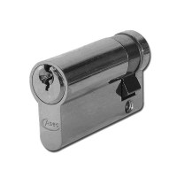 Asec 5 Pin Euro Single Cylinder 50mm 40/10 Nickel Plated