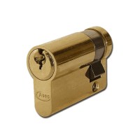 Asec 5 Pin Euro Single Cylinder 45mm 35/10 Brass