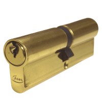 Asec 5 Pin Euro Double Cylinder 100mm 50/50 Brass