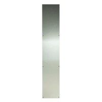 Asec Aluminium Door Kick Plate 200 x 835mm Silver