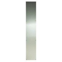 Asec Aluminium Door Kick Plate 225 x 835mm Silver