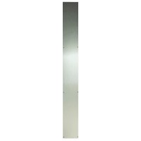 Asec Aluminium Door Kick Plate 400 x 835mm Silver