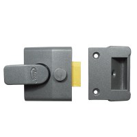 Asec Deadlocking Nightlatch 60mm Case Only Dark Metallic Grey