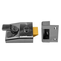 Asec Deadlocking Nightlatch 90mm Case Only Polished Chrome