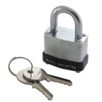 Asec AS 787 Laminated Padlock 30mm