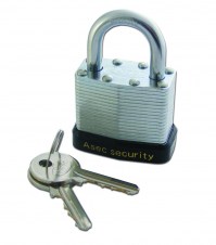 Asec AS 787 Laminated Padlock 40mm Keyed Alike